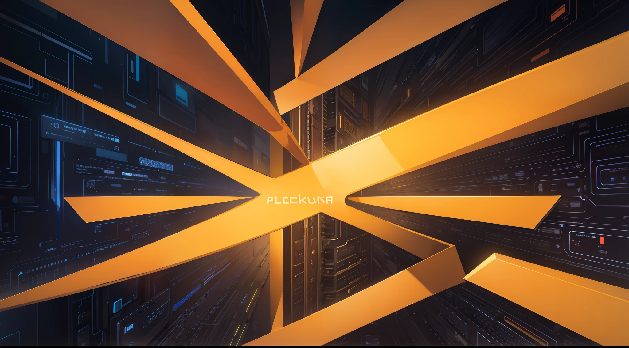 Blockchain technology fintech cryptocurrency block chain server abstract background. Linked block contain cryptography hash and transaction data. New futuristic system technology. Vector illustration