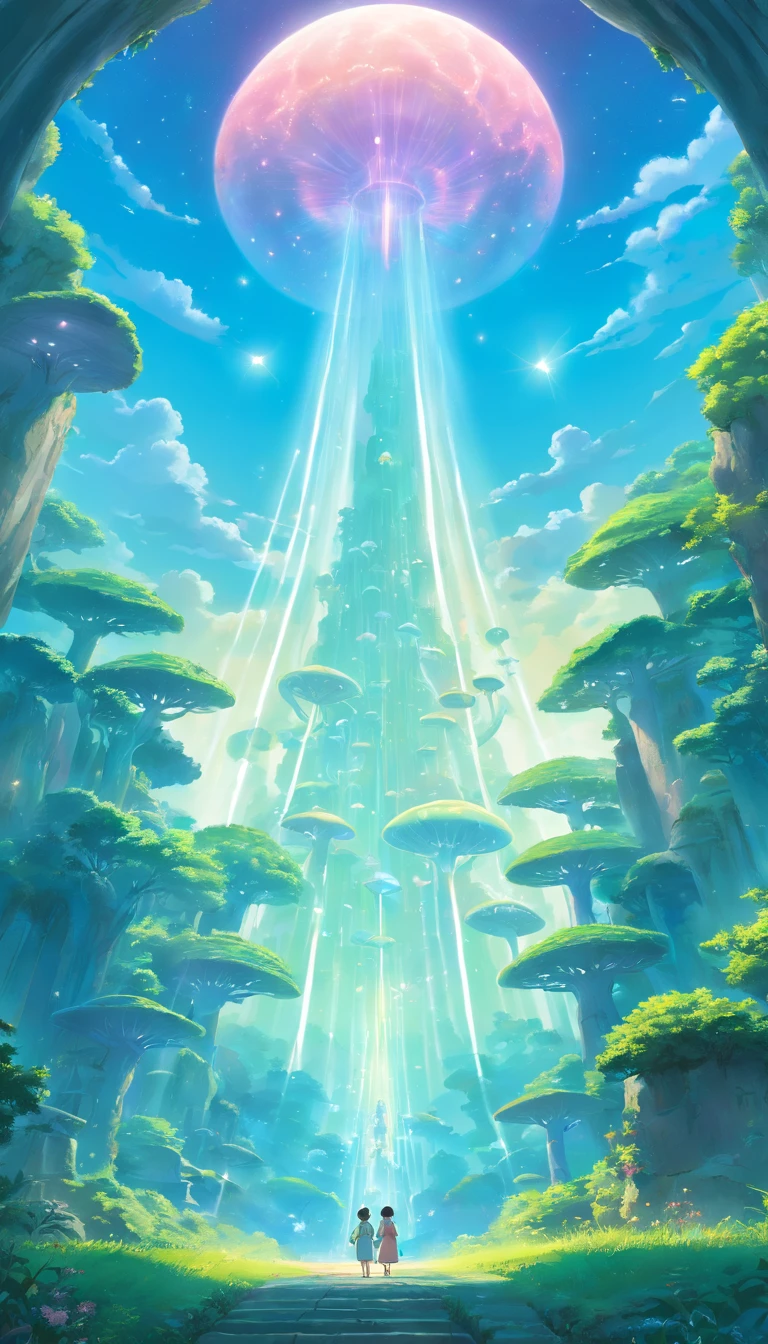 Translucent ethereal aliens,中景 the scene is,Full body like, highly detailed surreal vfx,oc rendered,