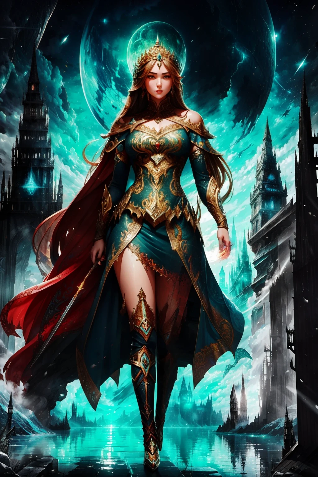 (((by Artgem style:1.0))) beautiful astonish masterpiece fantasy dinamic characters