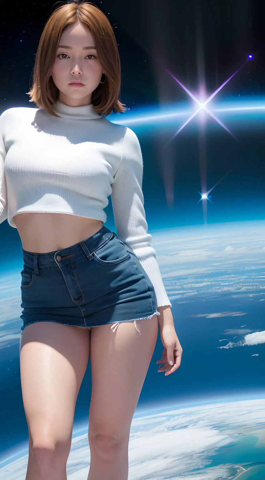 Real Images、Top image quality、Female Space Detective Annie、a miniskirt、Panchira、Pure white panties、