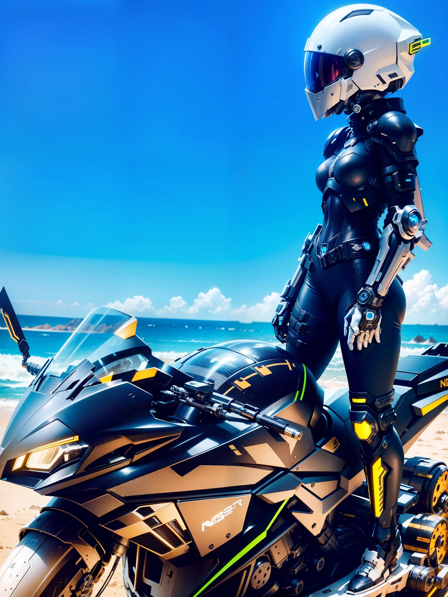 <lora:Nyx001:0.7>,
Nyx,cyborg,
ocean,beach,sunshine,on back,lying,