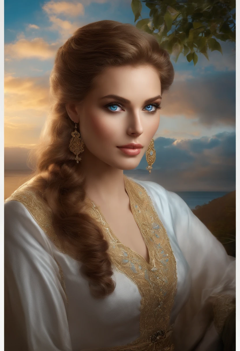 master part: 2), (Very detailed: 2), (Beautiful: 2), sky blue eyes,