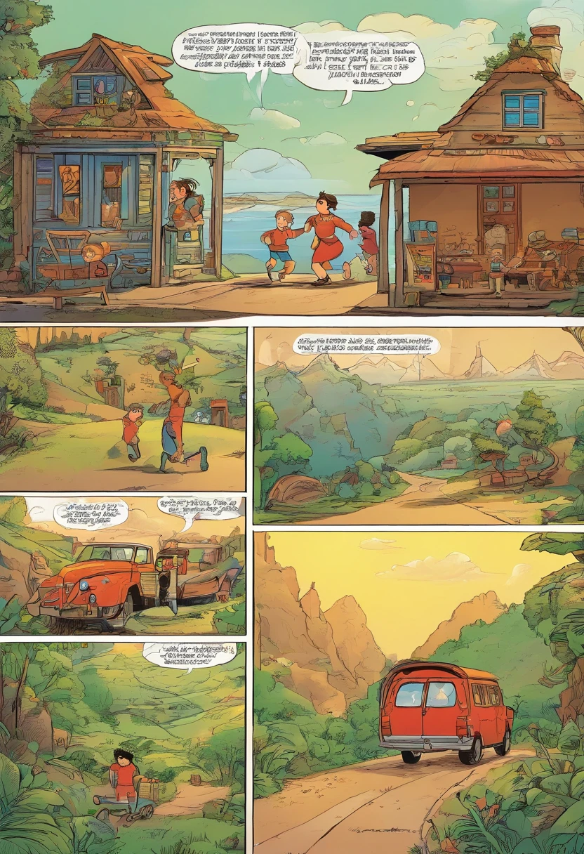 Quadrinhos americanos, The comic of a boy who runs away from home to live his dreams in an enchanted world full of adventure and discoveries