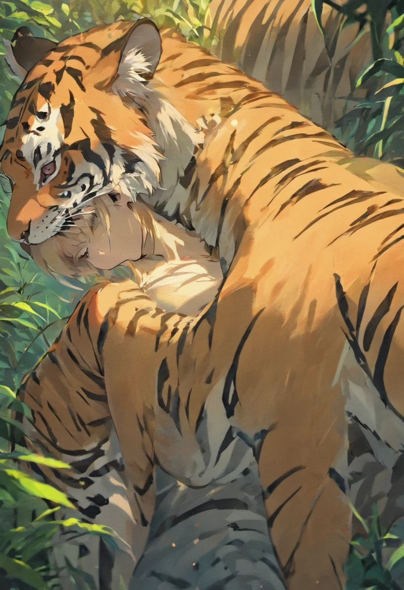 Human males have sex with tigers