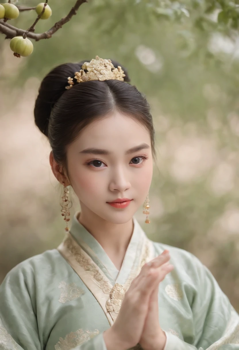 China-style,Tang Dynasty Maiden,Hanfu,Cute and cute,Take a bunch of sugar gourds,eery,The lively streets of Chang'an,Full body like,Detailed and accurate,depth of fields,8K,A high resolution,tmasterpiece,Beautiful wallpapers,high qulity,high detal,s the perfect face,offcial art,blur backgroun, --Niji 5 --Q 2