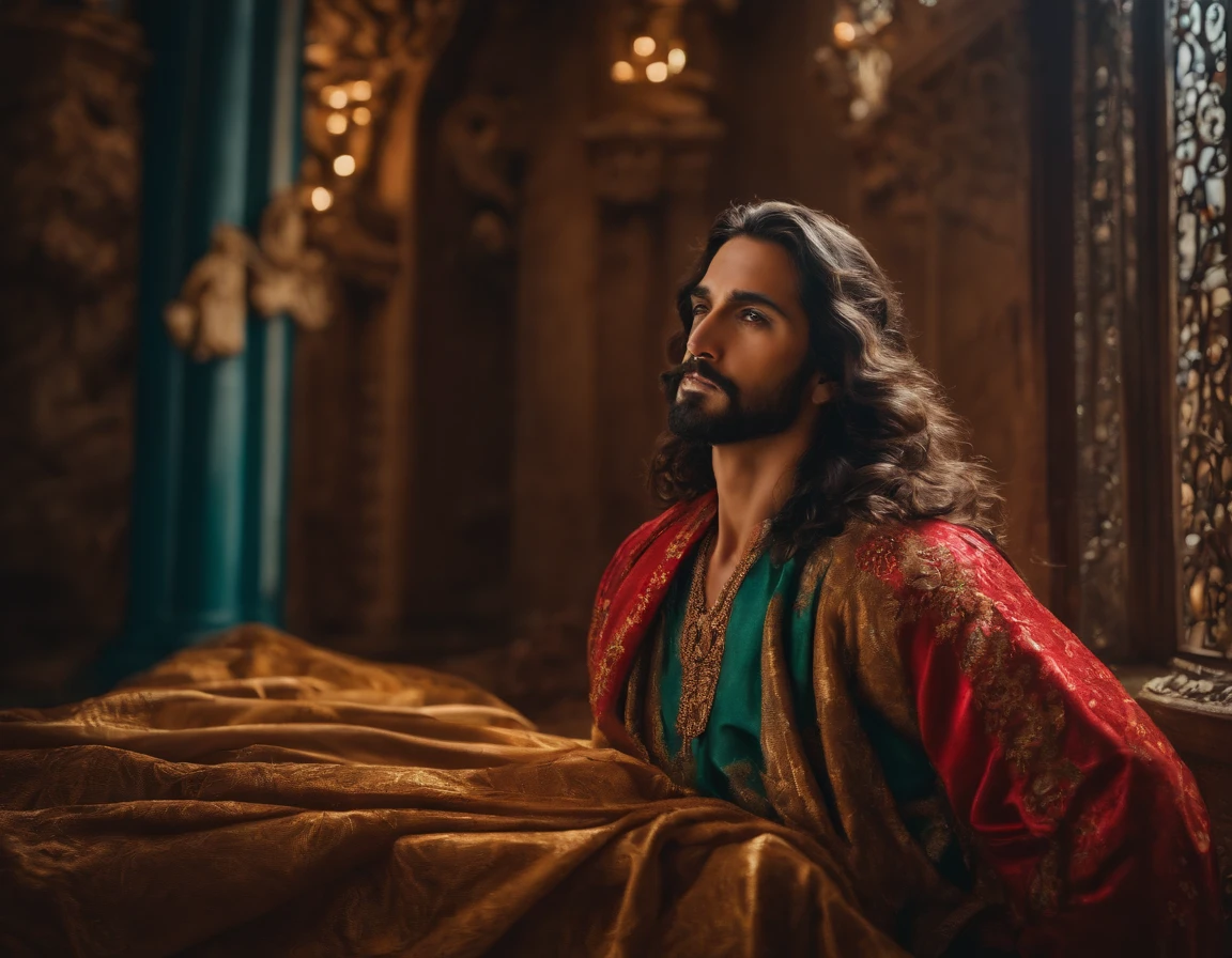 jesus vindo como rei de longe