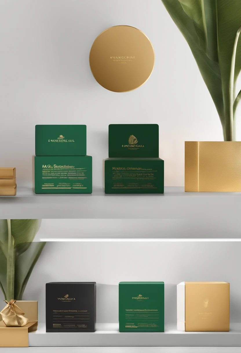 /imagine prompt: The logo of an office supply company with a contemporary design, destacando uma pena de tinta estilizada em tons de verde e dourado, sobre um fundo completamente transparente, transmitindo um visual limpo e sofisticado, 插圖, Precise vectorization with refined details, --ar 16:9 --v 5