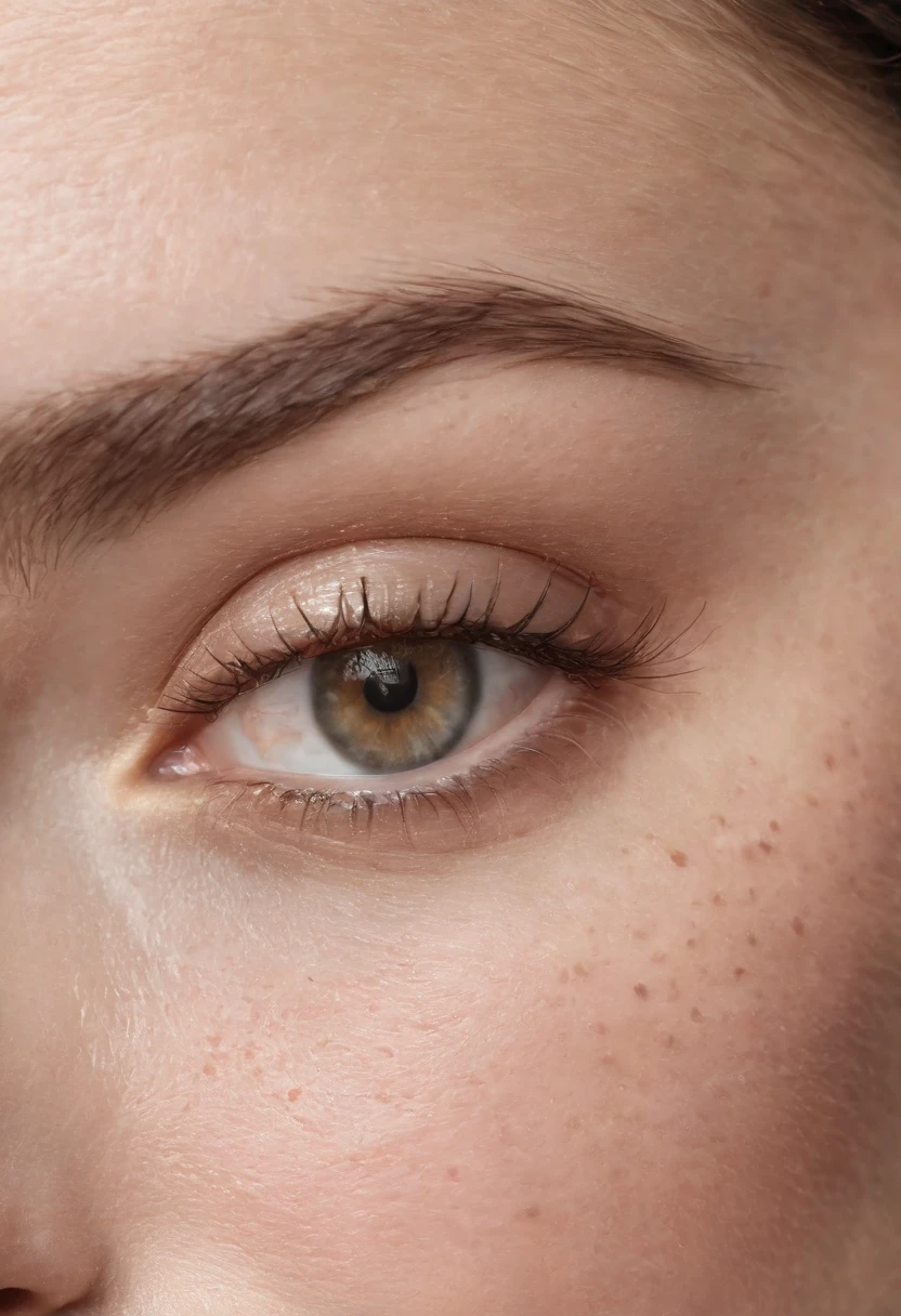 There is a close-up of a woman's face and freckled eyes, ultrarealistic oil painting, ultrarealistic oil painting, ultrarealistic oil painting, Hyper-realistic painting, ultrarealistic oil painting, Detailed realistic painting, ultrarealistic oil painting, 8k ultra-realistic, High detail Depth of field,full bodyesbian (8k,RAW photos,best qualtiy,tmasterpiece:1.2) Ultra-realistic up close ,Lifelike texture, Dramatic lighting , cine still 800,