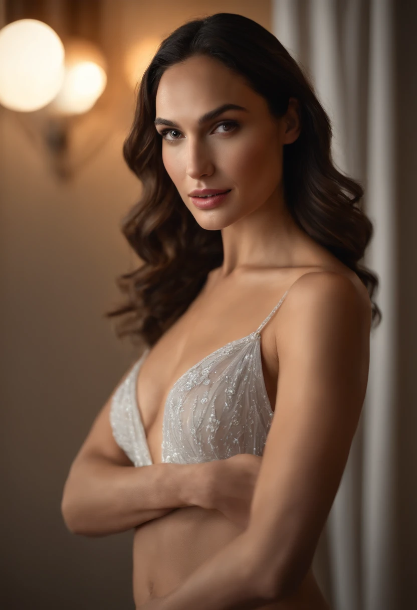 model: Gal Gadot: (naked woman), (young woman without clothes), bedroom, good lighting 8k, clear skin, ultra focus, beautiful naked lady, (no skirt), (no clothes), (large breast), (beautiful vargina) full body naked, light skin, without clothes 8k super details, perfect body, very beautiful, wet, beautiful vargina in the nude