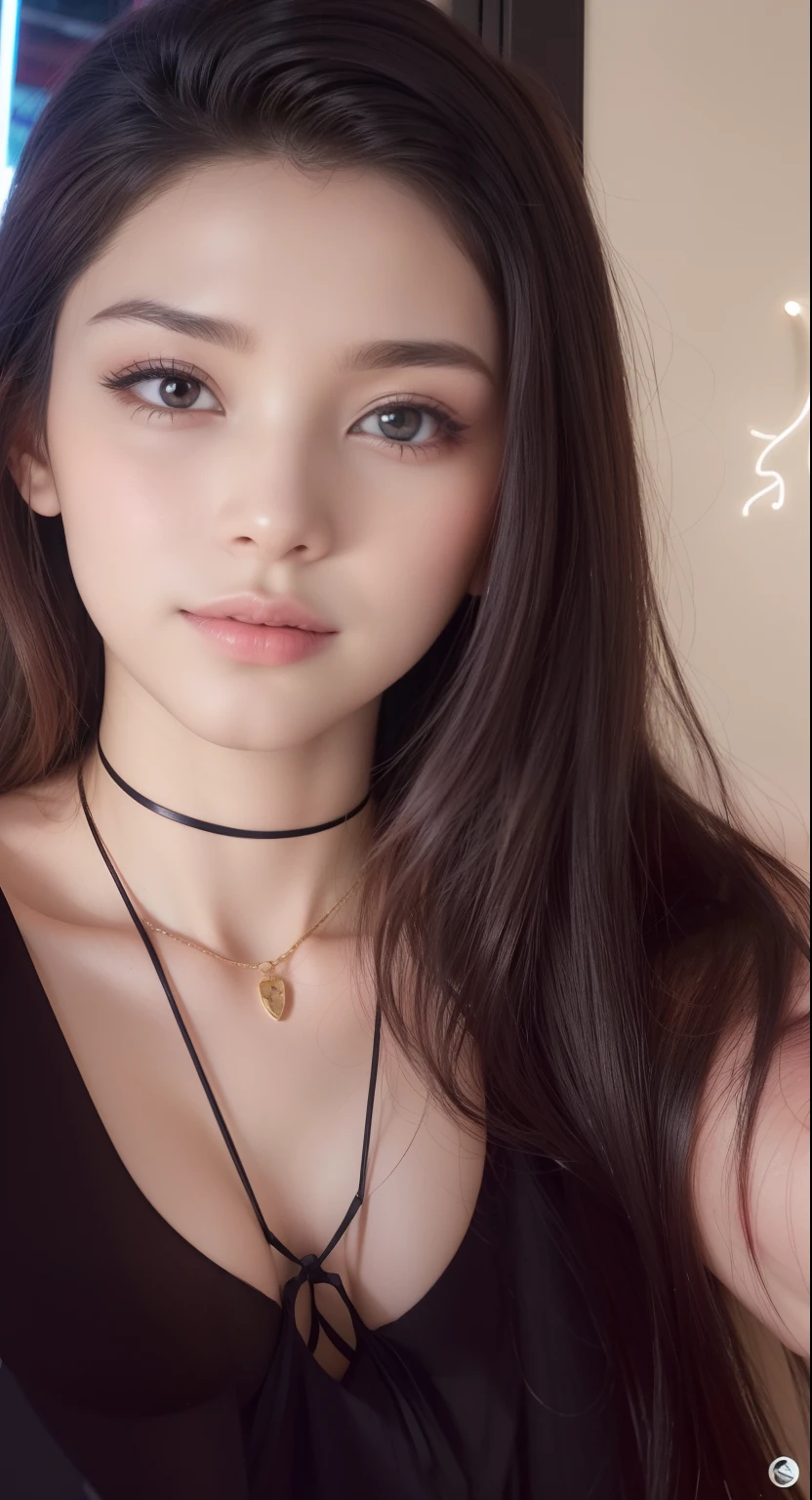 8k, masutepiece, Foto RAW, best quality, fotorrealista, papel de parede CG Unity 8k altamente detalhado, profundidade de campos, Cinematic light, Reflexo da lente, ray tracing, (rosto extremamente bonito, beautiful lips, Olhos bonitos), rosto de detalhe intrincado, ((pele ultra detalhada)) 1girl em, No escuro, sombra profunda, Menina coreana bonita, Kpop idol, 1 girl, (Corpo muscular muito magro e esguio:1.3), ((Olhando para o Viewer)),(grande sorriso:1.3), (blusa cor rosa quente), (Mangas) , (noite da cidade da moda, Uma noite escura, (neon sign), (Fundo desfocado), moda noite de rua),(Sem pessoas em segundo plano:1.3), lindos brincos, Pulseiras, colar, knee tights, olhos claros, ambulante, (pale skin), (olhos grandes), virada para a frente, ((tiro na parte superior do corpo)), ((vestidos de cor de seda:1.3)),(cabelos castanhos),((vestido de renda justo fit)), (see through), (Olhando para o Viewer:1.3) mama aberta, muito magro, medium breasts, Backtrack,((tiro nas costas)), see through, medium butt, mini saia, updo cabelo, ((espalhar coxas))