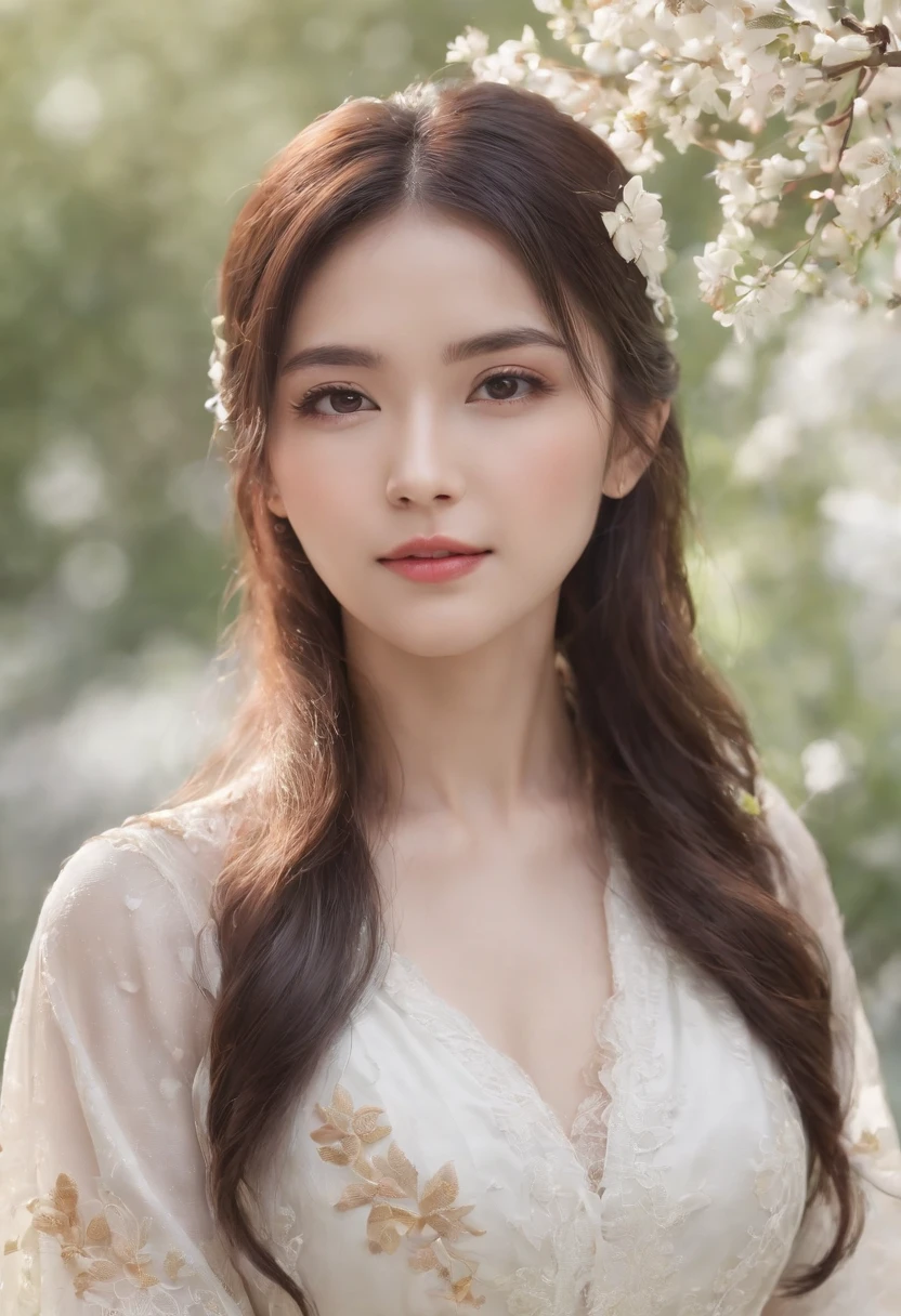 stechu,(white background:1.4), ((tachi-e)), original,(illustration:1.1),(best quality),(masterpiece:1.1),(extremely detailed CG unity 8k wallpaper:1.1), (colorful:0.9),(panorama shot:1.4),(solo:1.2), (ink splashing),(color splashing),((watercolor)), clear sharp focus,{ 1girl standing },((korean style )),flower background,outdoors,rocks, looking at viewer, make happy expressions,soft smile,pure,beautyfull detailed face and eyes,beautyfull intricacy clothing decorative pattern details, black hair,black eyes,colorwater