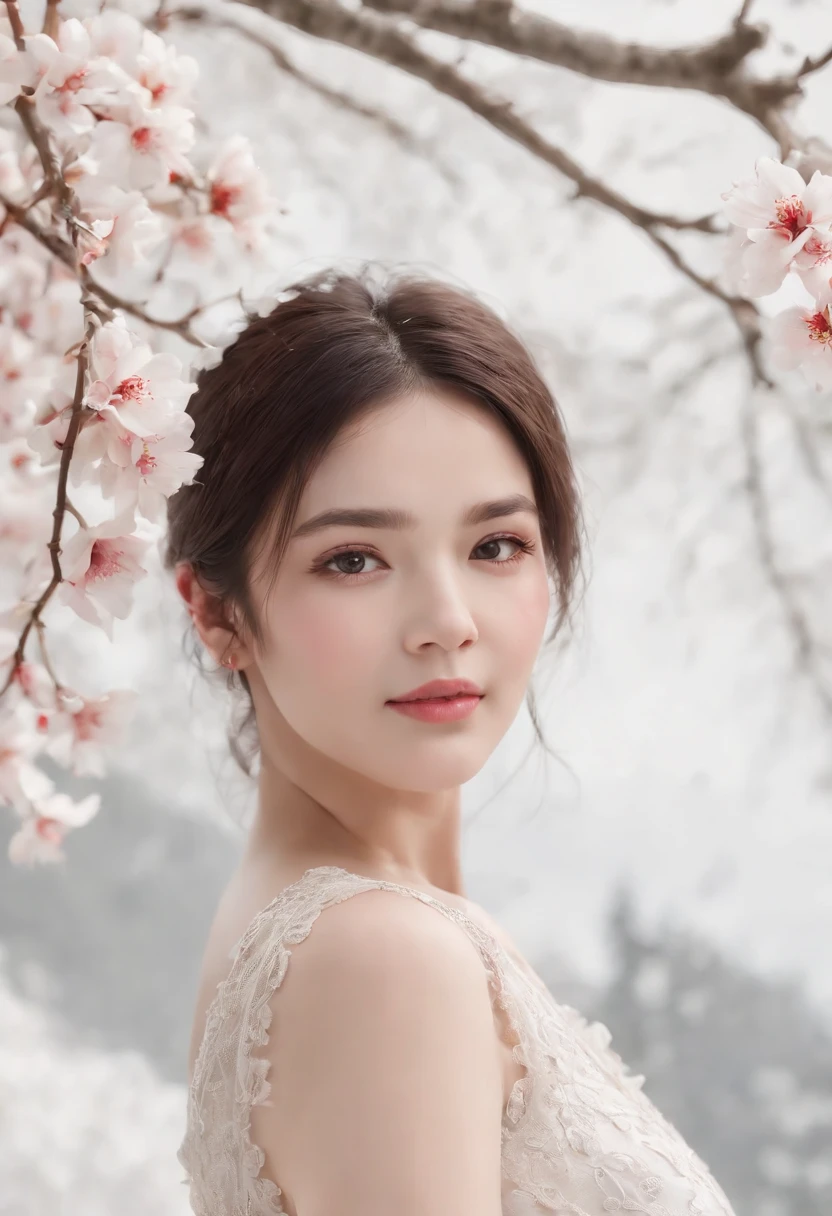stechu,(white background:1.4), ((tachi-e)), original,(illustration:1.1),(best quality),(masterpiece:1.1),(extremely detailed CG unity 8k wallpaper:1.1), (colorful:0.9),(panorama shot:1.4),(solo:1.2), (ink splashing),(color splashing),((watercolor)), clear sharp focus,{ 1girl standing },((korean style )),flower background,outdoors,rocks, looking at viewer, make happy expressions,soft smile,pure,beautyfull detailed face and eyes,beautyfull intricacy clothing decorative pattern details, black hair,black eyes,colorwater