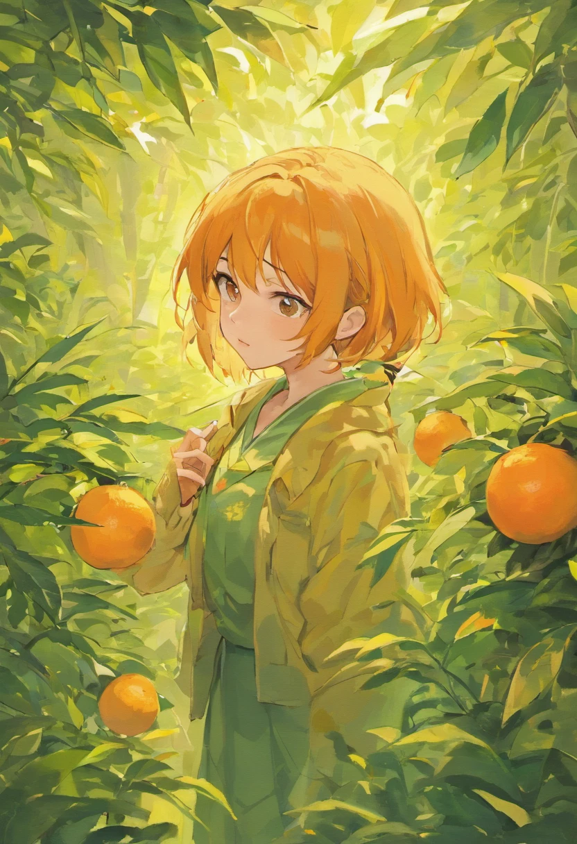 oranges;Wallpapers;uniform distribution;Orange;leafs;، simple;adolable;goods