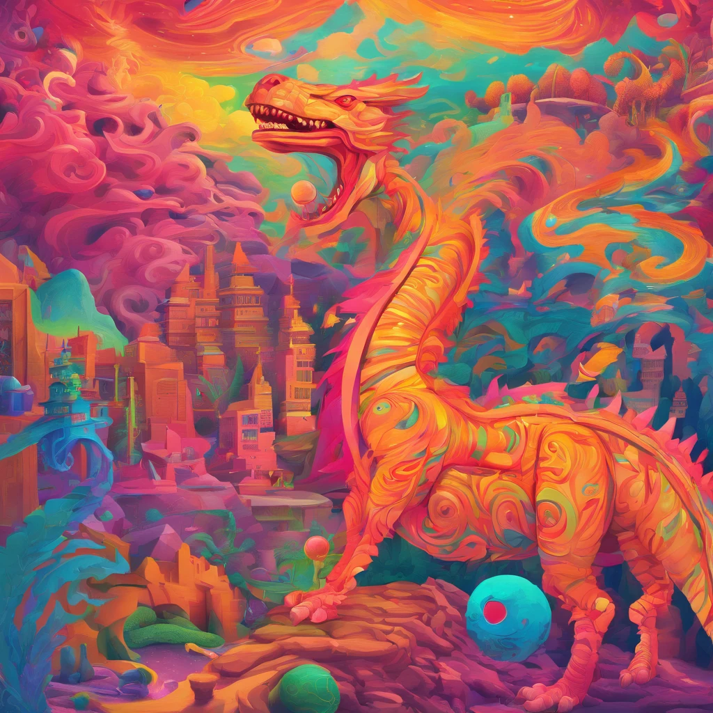 (best quality,4k,8k,highres,masterpiece:1.2),ultra-detailed,(realistic,photorealistic,photo-realistic:1.37),fantastic world,dream like world,dinosaurs,unicorns,ninjas,wonderous landscapes,airships,giant cyberpunk city,illustrations,sharp focus,physically-based rendering,professional, vibrant colors,portraits,horror,anime,sci-fi,photography,concept artists,pastel colors,studio lighting,mysterious light