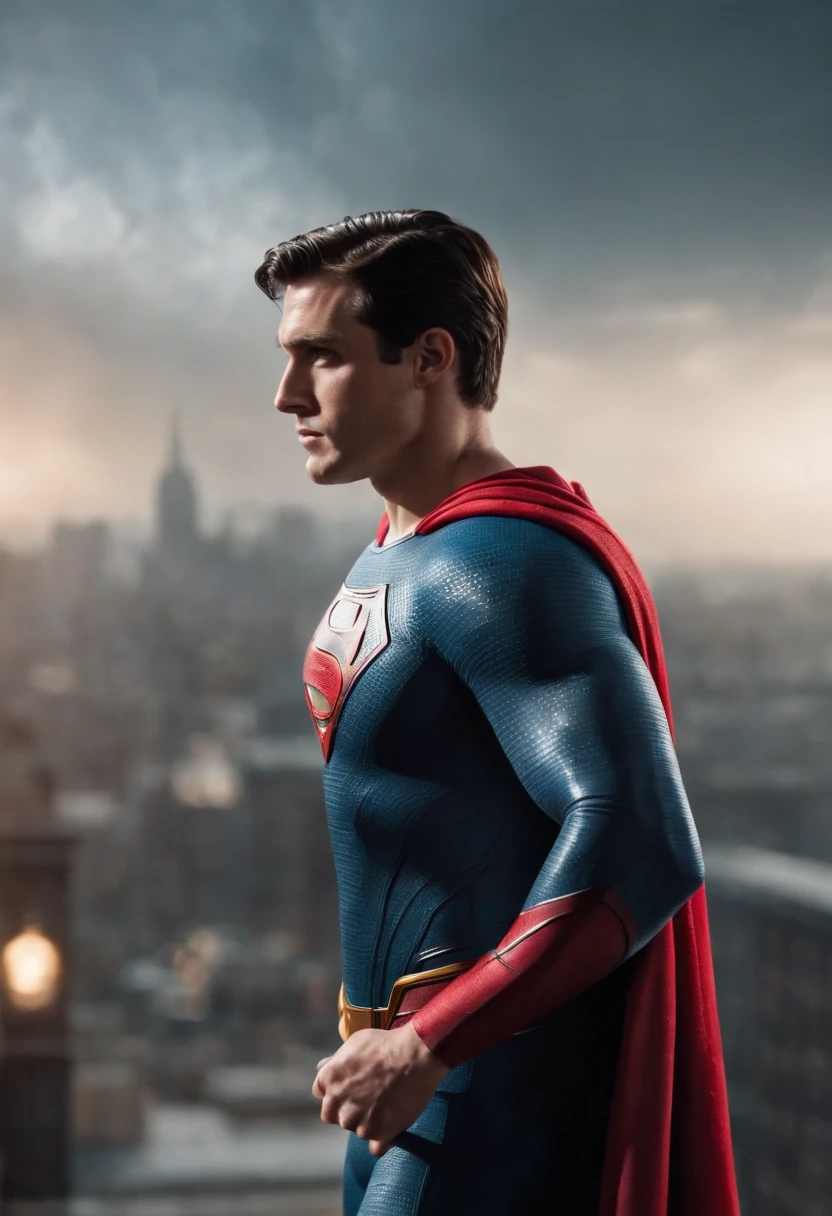 Combine the characteristics of Superman with Spider-Man
