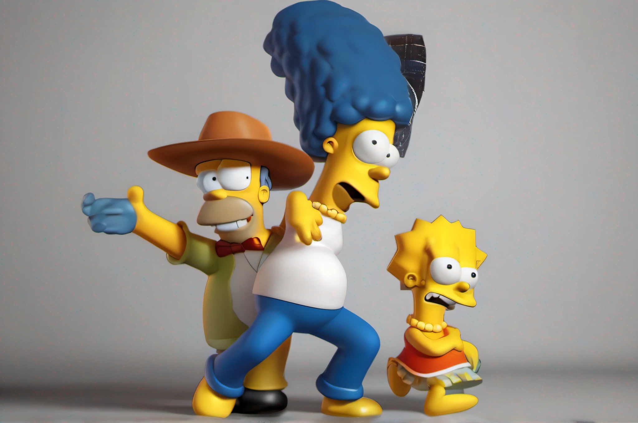Create an image of Homer Simson, 3d animation rendering in the style of Pixar animation. Ultra UD 32k. --AR 16:9, -- chaos 1, --v 5., --s 1000, -q1, -- iw2, style raw, -- seed 7