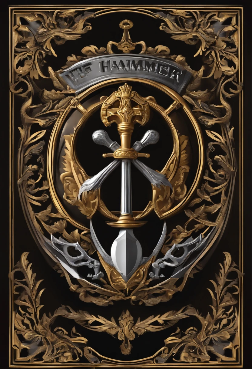 （Design do emblema de conquista do jogo），Medalha de prata，Efeito 2D plano，Borda da espiga de trigo，(In the middle of the medallion is the hammer and wrench crossing icon)