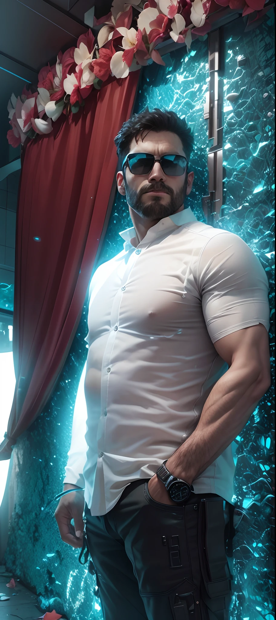Change background, ultra realistic 8k, mass look,