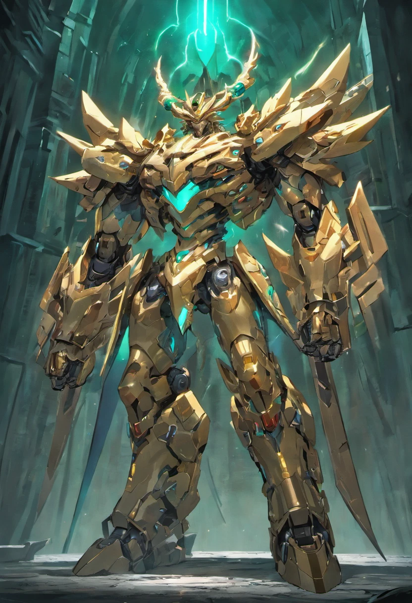In the heart of the technological abyss, a colossal behemoth emerges, a metallic Komodo dragon brought to life through the artistry of engineering and the brilliance of imagination. Its sinewy form, crafted from gleaming steel, glistens ominously beneath the pale moonlight.
Adorning its right arm, a cannon reminiscent of those found in the legendary Metroid Prime series looms, an embodiment of raw firepower and untamed might. Its cold, calculating gaze pierces through the darkest of nights, as its cerulean eyes emit an ethereal glow, evoking the aura of a celestial guardian.
Yet, it is in its tail that true devastation lies, for a cylinder-mounted minigun spins with an insatiable hunger for destruction, ready to unleash a torrential storm of bullets upon any foe foolish enough to challenge this mechanized titan. Upon its broad shoulders, an arsenal of missiles stands at the ready, each one a harbinger of cataclysmic fury, waiting to be unleashed with devastating precision.
This metallic dragon of Komodo, a fusion of nature's ferocity and man's ingenuity, stands as a testament to the limitless possibilities of creation. A sentinel of the future, it roars with a symphony of machinery, a guardian of realms and a harbinger of technological marvels. In its presence, heroes and villains alike tremble, for in this creature, the line between myth and reality blurs into an epic saga of metal and might.