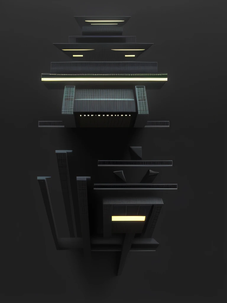 type design,sci-fy,Sci-fi rendering, highly rendered, architecture render,with black background