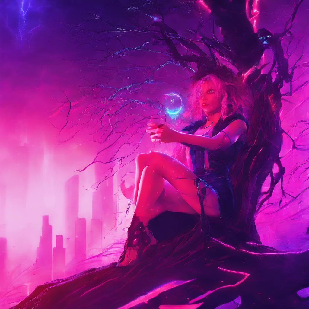 "(best quality, highres, ultra-detailed), The goddess casting mystical glowing spells in a haunted forest, orange and purple hues, portraits, vivid colors, extreme detail description, sharp focus, physically-based rendering, studio lighting, horror, witch, magical, eerie atmosphere, swirling fog, ethereal glow, ancient trees, twisted branches, moonlit sky, mysterious shadows, spellbinding, enchanting, hauntingly beautiful"