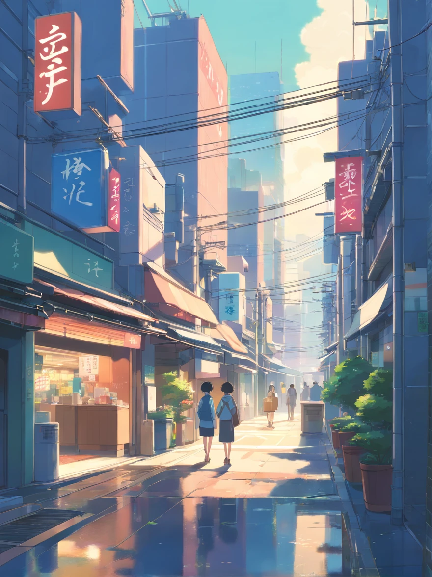 Urban landscape of Japan
