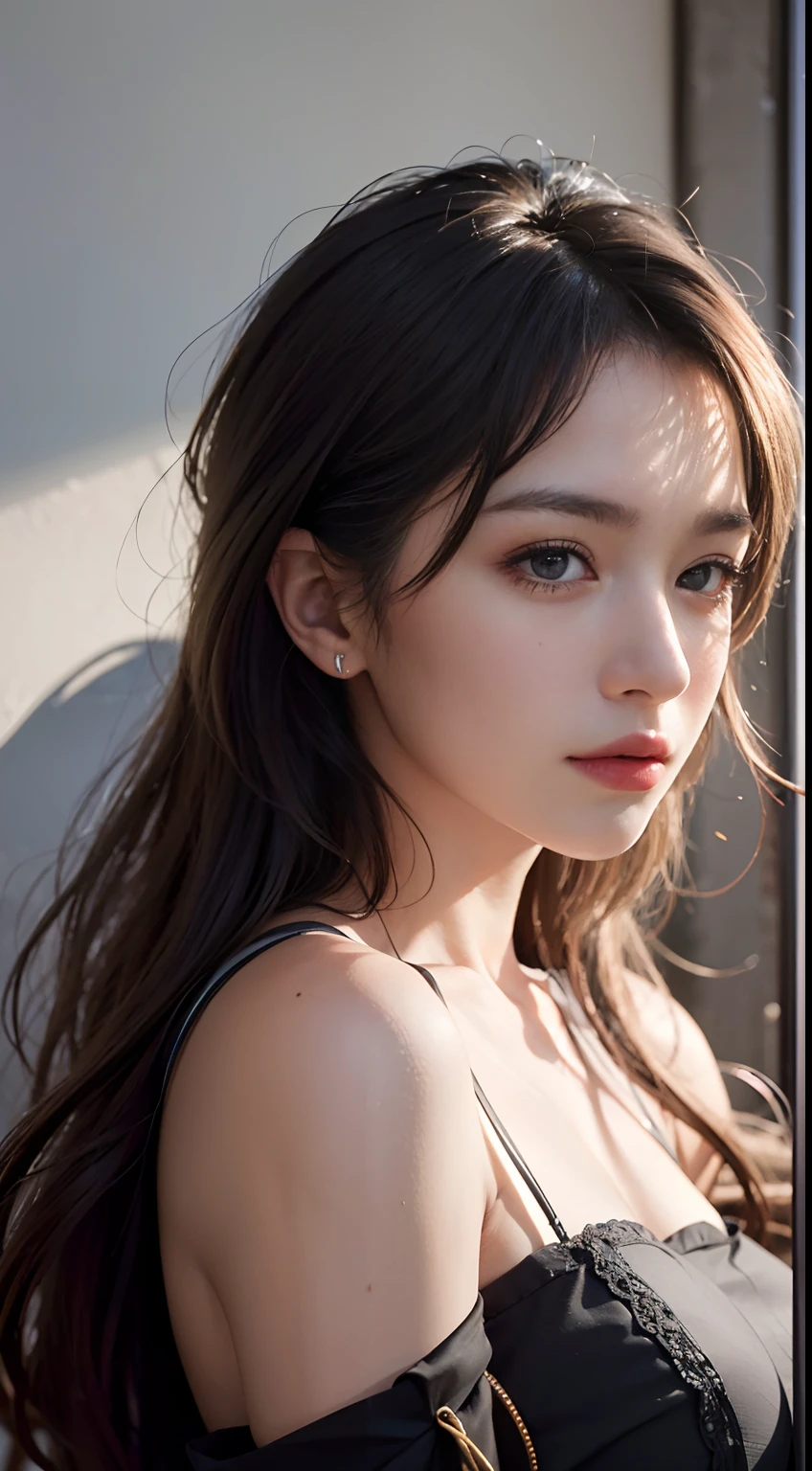 (Top Quality, 4K, Masterpiece: 1.3), Gorgeous Women, 1 Girl, (Skinny, Perfect Body: 1.2), Abs: 1.1, Dark Brown Hair: 1.1, (Wet Body: 1.2), Ultra Detailed Face, Detailed Lips, Detailed Eyes, Double Eyelids Sheer clothing