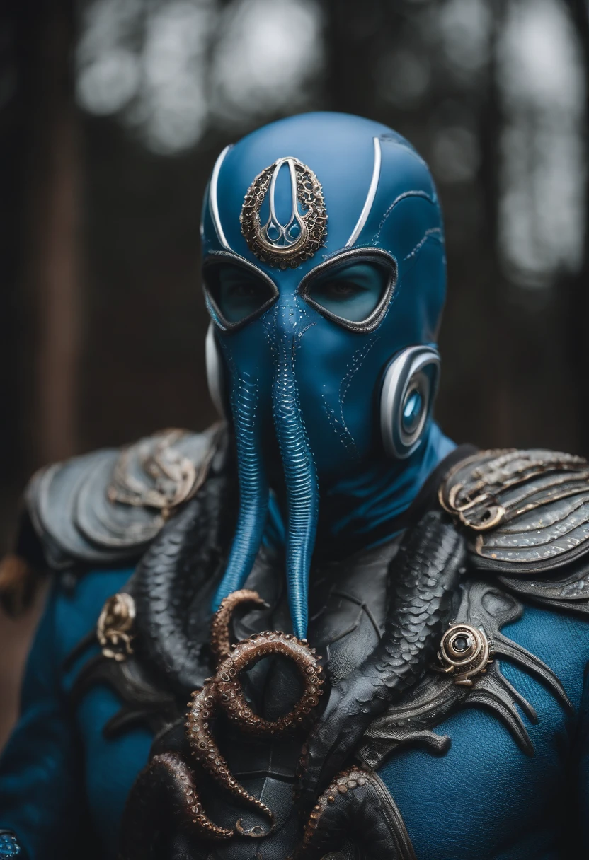 Homem careca, Redbeard Robot SeaArt Txt2Img Standard 23:11:28 Create a realistic 8k HD Ultra image of a Marvel character in a costume inspired by the Spider-Man costume only that this superhero would have the costume inspired by an octopus, ele seria o homem polvo, com seu traje em tons de branco azul Ciano azul claro e azul escuro seu traje tem um lindo perfeito e detalhado ,Details with octopus tentacles, Ventosas ,no estilo Homem-Aranha do aranhaverso,Costume inspiration of superhero costume is an octopus. White gloves on hands with silver details,symbol of a blue octopus right in the center of the breastplate of the superhero costume