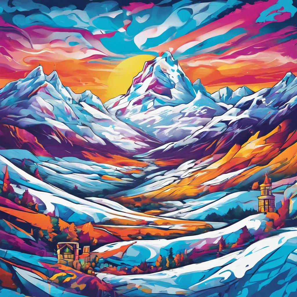 The Timeless Ice Field, masterpiece, best quality