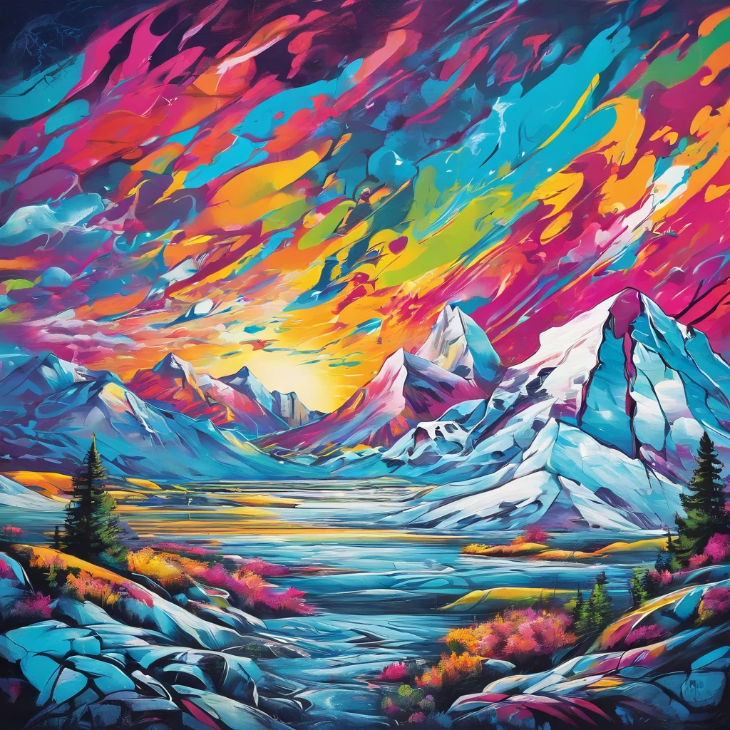The Timeless Ice Field, masterpiece, best quality