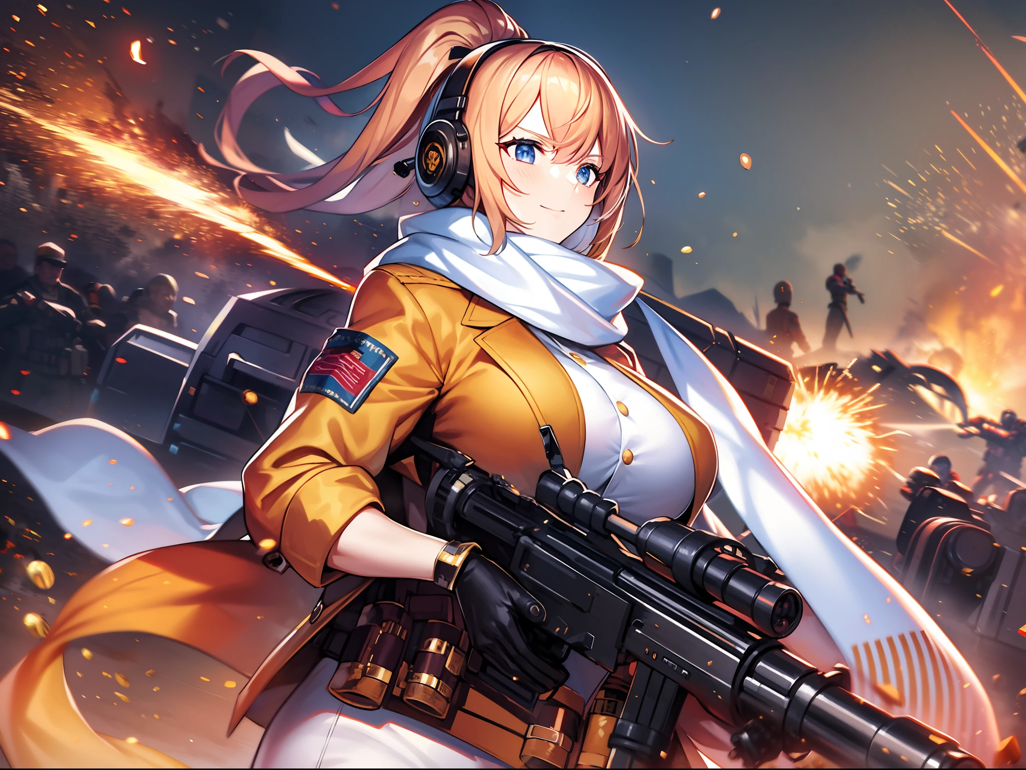 Outrageous resolution、masterpiece++、top-quality++、ultra-definition++、ultra-definition++、4k++、8k++、from side、(Background Focus)++、(((1)))+++、Sexily dressed woman wearing peach-colored jacket and white scarf with ammunition belt and Gatling gun on battlefield with explosions and sparks that destroy cities1Cast a man's muscular big breasts military spell、On a battlefield with explosions and sparks, he wore a peach-colored jacket and white scarf with an ammunition belt and Gatling gun1Man muscular big breasts soldier rune、On a battlefield with explosions and sparks, he wore a peach-colored jacket and white scarf with an ammunition belt and Gatling gun1The magic of a muscular big breasts soldier、Wearing a peach-colored jacket and white scarf with an ammunition belt and Gatling gun on a battlefield with explosions and sparks flying above1Muscular big breasts soldier、On a battlefield with explosions and sparks, he wore a peach-colored jacket and white scarf with an ammunition belt and Gatling gun1Muscular Big Military Sorcerer、On a battlefield with explosions and sparks, he wore a peach-colored jacket and white scarf with an ammunition belt and Gatling gun1Muscular big breasts military goddess、detailed fantasy art、fantasy art style、Blake wearing a peach-colored jacket and white scarf with ammo belt and Gatling gun on a battlefield with beautiful ancient explosions and sparks1Muscular Colossal Soldier Witch、On a battlefield with explosions and sparks, he wore a peach-colored jacket and white scarf with an ammunition belt and Gatling gun1Man Muscular Big Military Colossal Queen、Fantasy Art Behans、Wearing a peach-colored jacket and white scarf with an ammunition belt and Gatling gun on a battlefield with beautiful explosions and sparks1Muscular Big Military Magician、Wearing a peach-colored jacket and white scarf with an ammunition belt and Gatling gun on a battlefield with beautiful explosions and sparks1Muscular Big Military Magician、Wearing a peach-colored jacket and white