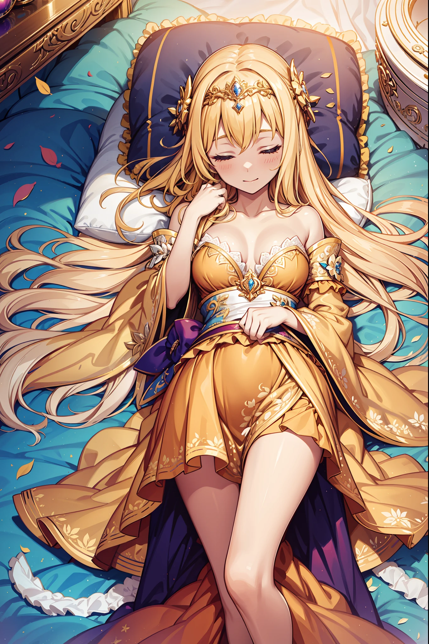 ((Highest quality)), ((masterpiece)), (detailed), (Perfect Face)、The woman wearing the white ancient Greek Doric chiton is a divine being, in body and mind, a thyrion, the Greek goddess Hera.々The goddess Tyre, wife of Zeus, king of the gods、The woman is the goddess Tyael, the wife of Zeus, with green eyes, blonde medium-long hair, an engagement ring, and gorgeous accessories. She is an elegant goddess, the graceful and beautiful goddess Hera, the queen of the gods.