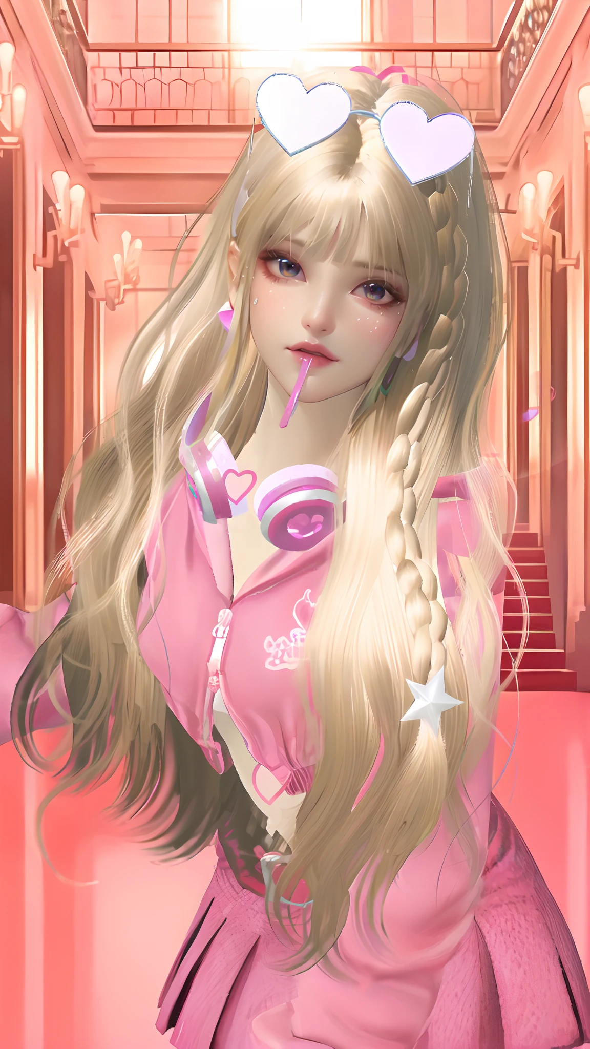 Masterpiece, Best quality, Super high resolution, Fluorescent color,, 1 girl, Looking at the audience, Beautiful face, Beautiful eyes, (Off-the-shoulder: 1.2), Head up, Upper body, forest, Shiny hair, Shiny skin, Glow-emission cut, tchibi, Finger proportions are coordinated