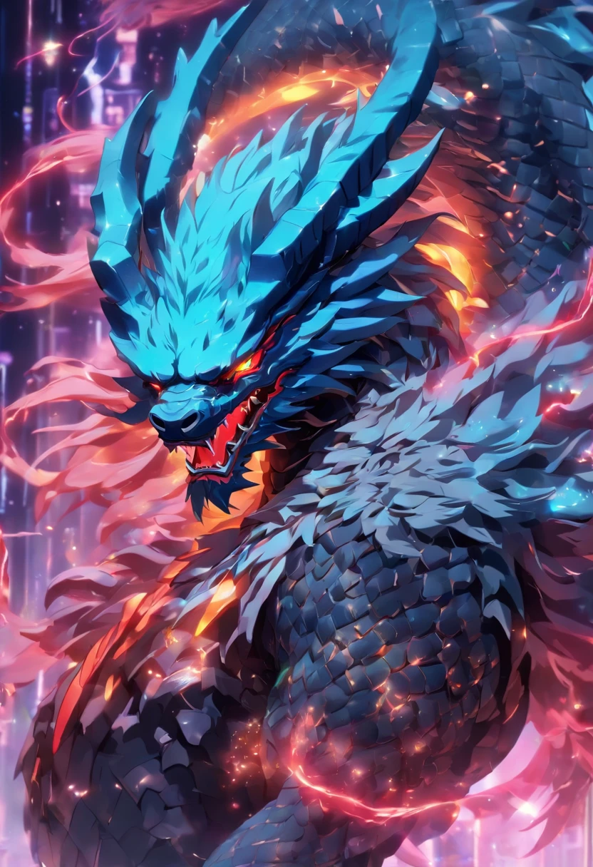 ChinesischDrache, (Blind Box Spielzeug Stil:1.2), (full-body shot) , 1 Transparent boy,Hinter ihm steht ein durchsichtiger chinesischer Drache, Transparenter Mech, Exquisiter Helm:1.2, Leuchtende Brille:1.2, Cyberpunk, Dreamy glow, leuchtende Neonlichter, sauber, white background, ( Globale Beleuchtung, Rochen-Traching, HDR, Unwirkliches Rendern,Reasonable design, Hohe Detailgenauigkeit, Meisterwerk, best quality, hyper HD, Filmische Beleuchtung),looking at viewers, dragon aura,deadly stare,glare