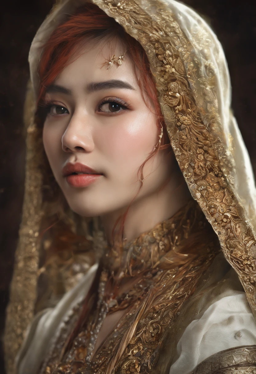 Gambarlah seorang perempuan dengan rambut panjang, mata cokelat, senyuman cerah, dan mengenakan pakaian yang stylish. Dia sedang berdiri di depan latar belakang yang indah, seperti pantai atau taman bunga. Pastikan ekspresinya terlihat bahagia dan percaya diri. Jangan lupa untuk menambahkan detail dan sentuhan artistik yang membuat gambar ini terlihat hidup dan menarik