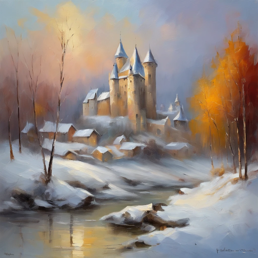 The Castle of Eternal Snow, masterpiece, best quality