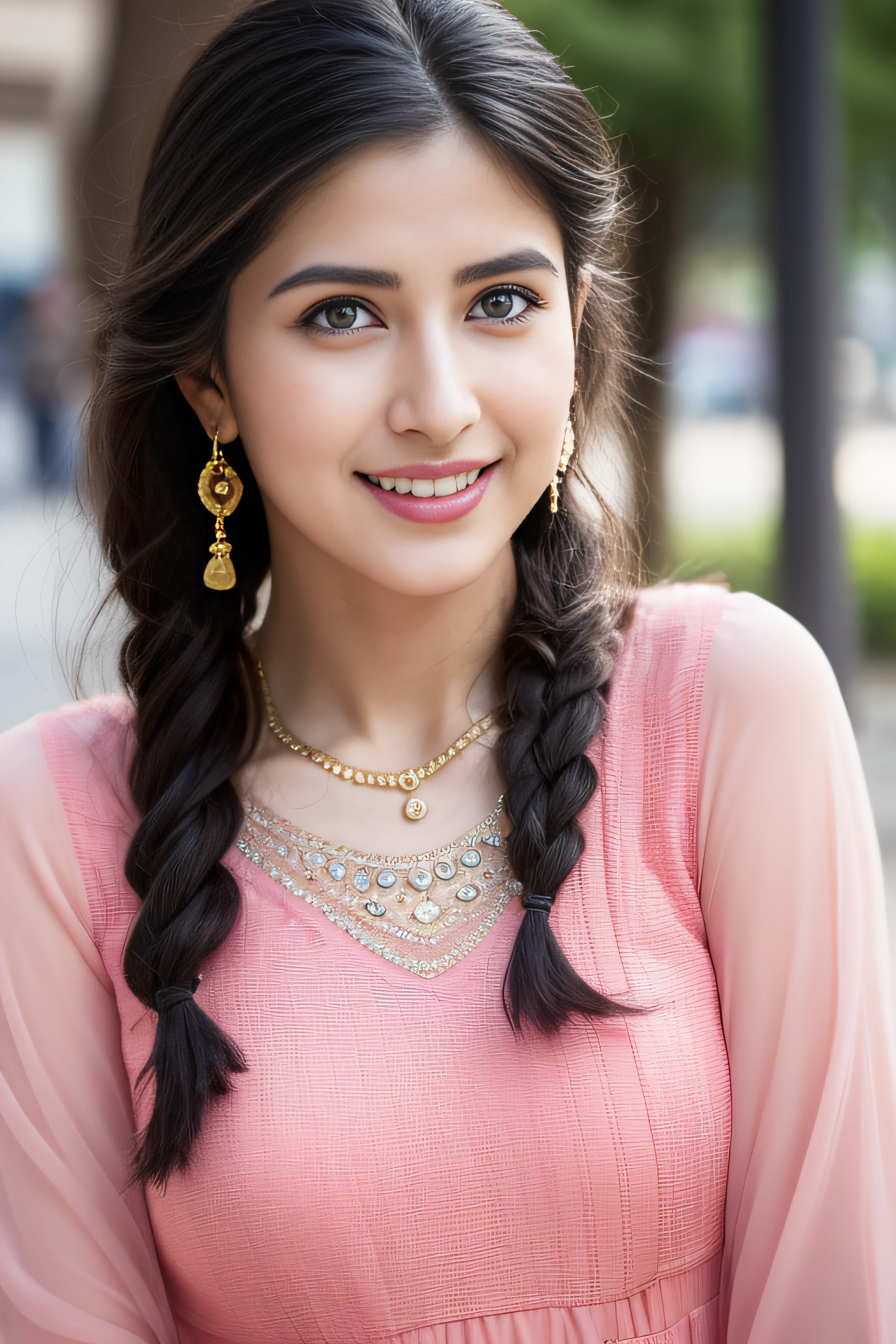Wear bandhani anarkali dress sitting, gorgeous royal, ((Katrina kaif:1.2)), jewellery, gem, necklace, gold bracelet, anklets, thick lips, skindentation, parted lips, ulzzang-6500-v1.1, portrait of a beautiful Indian woman, From Golden Skin, 27 years old, Pretty woman, Indian model, (in long anarkali dress) (Slim abdomen), (Perfect slim figure), (Dynamic pose), Solo, ((open crotch)), (((bare ass))), (Slim:1.1), 1 woman, (Full figure:0.9), Beautifully detailed sky, sunny day, Mumbai city, On the street, detailed Mumbai street, Indian clothes,(( long sleeve dress)), ((long pink anarkali dress)), medium hair, smile, closed mouth, lips, Long Pink anarkali dress covered with full body, detailed beautiful round eyes, Indian women, Asian women, Beautiful face, photorealistic, rim lighting, two-tone lighting, gold bracelet, thick lips, indentation, parted lips, (detailed eyes), light blonde hair, blue eye, details still clear, honey-coloured, fluffy turned, HDR, shallow depth of field, broad light, backlighting, bloom, light sparkles, chromatic aberration, sharp focus, Nikon Z 85mm, unparalleled masterpiece, ultra-realistic 8k photos, best quality masterpiece, best quality, (photorealistic:1.2), (realistic:1.5), (hyperrealistic:1.2),(photorealistic face:1.2), (close up:1.6), (light blonde hair), (blue eyes), ((big cheeks)), (beautiful face:1.8), (detailed face:1.6), (medium breast:1.2), (detailed bright eyes:1.5), (eyelashes:1.4), (smiling:1.3), (detailed long black hair), (long Pink anarkali dress:1.5), (narrow waist:1.5), (thigh: 1.5), (realistic human skin:1.6), (full curvy body) (detailed eyes), (seductive pose), (detailed facial features), (detailed clothes features), (necklace), (earrings), (bracelet), ( Long pink bandhani anarkali dress), (Photorealistic:1.4), (High Quality: 1.2), Raw photo, (Perfect body shape), Uniform, Deep shadows, Unobtrusive, Cold light 12000K,