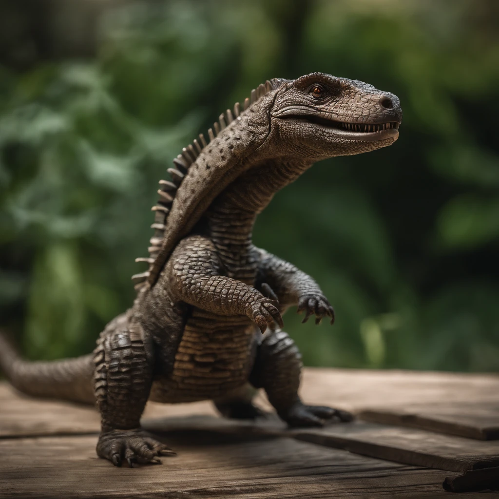 Robotical Komodo Dragon, Machine gun on its tail