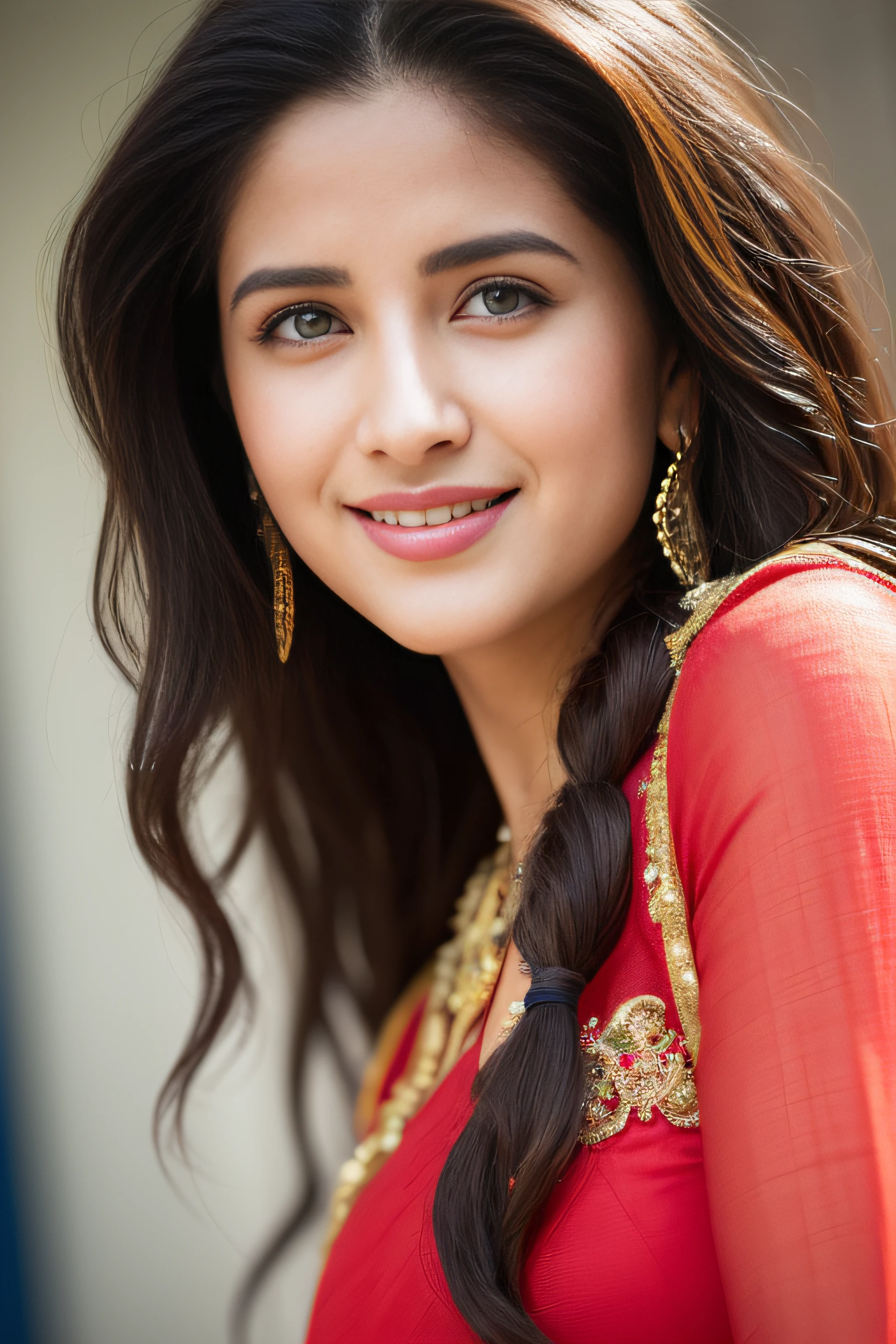 Wear bandhani anarkali dress sitting, gorgeous royal, ((Katrina kaif:1.2)), jewellery, gem, necklace, gold bracelet, anklets, thick lips, skindentation, parted lips, ulzzang-6500-v1.1, portrait of a beautiful Indian woman, From Golden Skin, 27 years old, Pretty woman, Indian model, (in long anarkali dress) (Slim abdomen), (Perfect slim figure), (Dynamic pose), Solo, ((open crotch)), (((bare ass))), (Slim:1.1), 1 woman, (Full figure:0.9), Beautifully detailed sky, sunny day, Mumbai city, On the street, detailed Mumbai street, Indian clothes,(( long sleeve dress)), ((long red anarkali dress)), medium hair, smile, closed mouth, lips, Long red anarkali dress covered with full body, detailed beautiful round eyes, Indian women, Asian women, Beautiful face, photorealistic, rim lighting, two-tone lighting, gold bracelet, thick lips, indentation, parted lips, (detailed eyes), light blonde hair, blue eye, details still clear, honey-coloured, fluffy turned, HDR, shallow depth of field, broad light, backlighting, bloom, light sparkles, chromatic aberration, sharp focus, Nikon Z 85mm, unparalleled masterpiece, ultra-realistic 8k photos, best quality masterpiece, best quality, (photorealistic:1.2), (realistic:1.5), (hyperrealistic:1.2),(photorealistic face:1.2), (close up:1.6), (light blonde hair), (blue eyes), ((big cheeks)), (beautiful face:1.8), (detailed face:1.6), (medium breast:1.2), (detailed bright eyes:1.5), (eyelashes:1.4), (smiling:1.3), (detailed long black hair), (long red anarkali dress:1.5), (narrow waist:1.5), (thigh: 1.5), (realistic human skin:1.6), (full curvy body) (detailed eyes), (seductive pose), (detailed facial features), (detailed clothes features), (necklace), (earrings), (bracelet), ( Long red bandhani anarkali dress), (Photorealistic:1.4), (High Quality: 1.2), Raw photo, (Perfect body shape), Uniform, Deep shadows, Unobtrusive, Cold light 12000K,