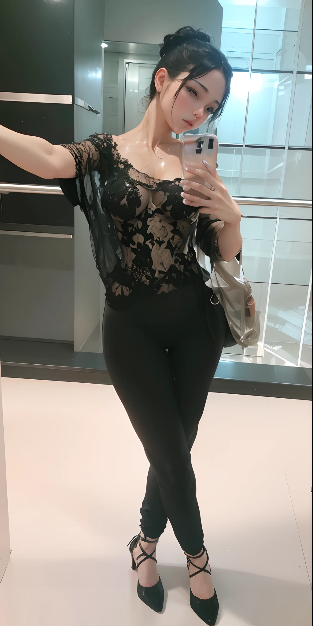 full naked. sexy boobs. sexy girl. transparent clothes. oily figure.