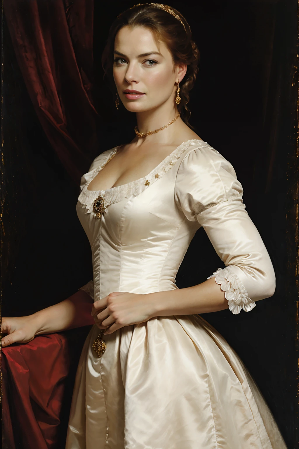 Rebecca romijn, art by Anthony van Dyck