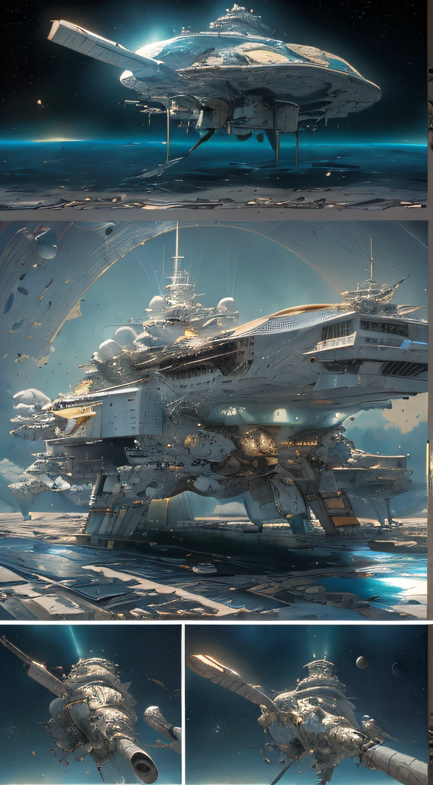 The Car,A fascinating depiction of a space station floating in a vast universe, Teardrop-shaped battleship Water drops destroy warships,(Stunning cosmic background), (Detailed spacecraft design), (Realistic rendering), (Impressive scale and proportions), (Futuristic architecture), (Focus on scientific accuracy), (Intricate mechanical details), (Immersive lighting effects), (An awesome sense of expanse), trending on artstationh, (trending on CGSociety), (Showcase the wonders of space exploration), (Evoke a sense of technological progress), (Highly detailed spatial environment), (Deep attention to texture and material), (Depicting astronauts or extraterrestrial life), (Conveys a feeling of serenity and awe), (Capture the beauty and mystery of the universe), (A clever depiction of depth and perspective),vortex,
