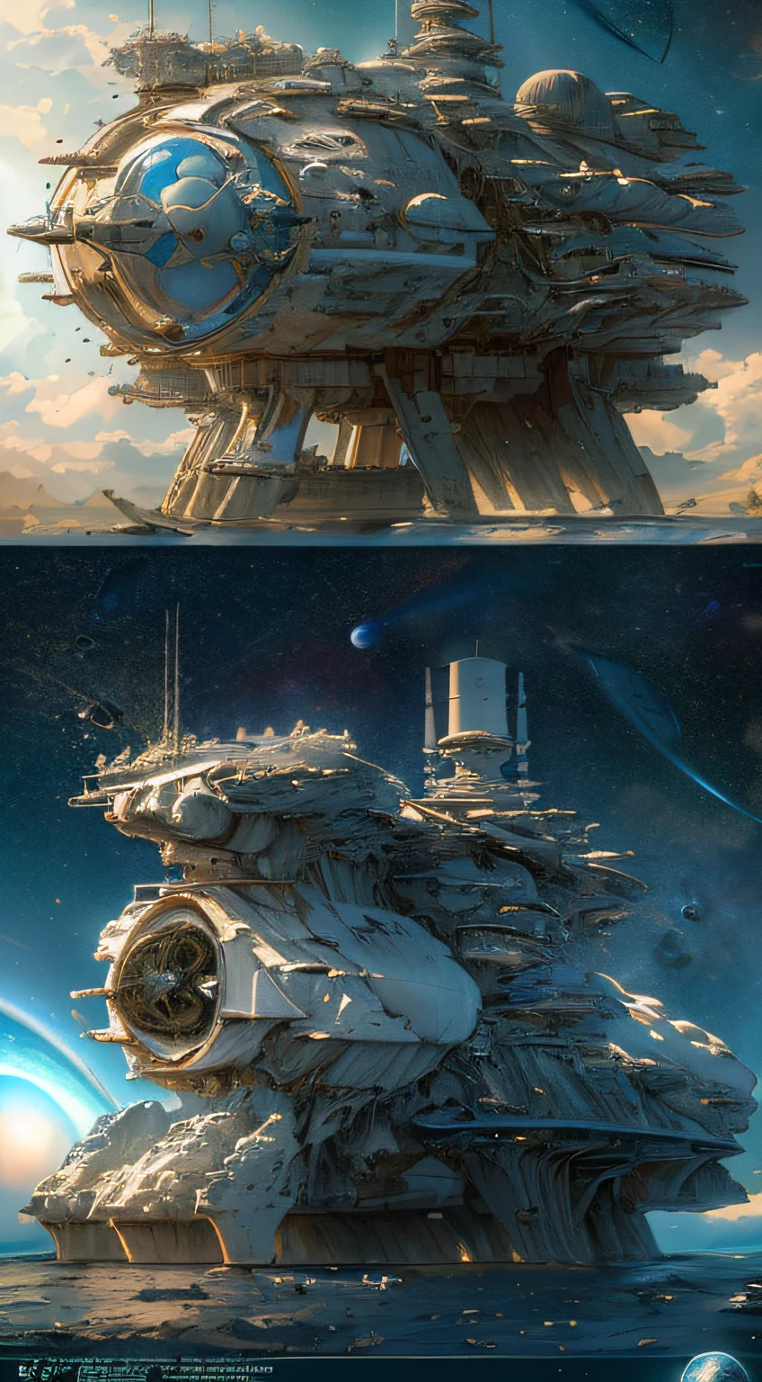 The Car,A fascinating depiction of a space station floating in a vast universe, Teardrop-shaped battleship Water drops destroy warships,(Stunning cosmic background), (Detailed spacecraft design), (Realistic rendering), (Impressive scale and proportions), (Futuristic architecture), (Focus on scientific accuracy), (Intricate mechanical details), (Immersive lighting effects), (An awesome sense of expanse), trending on artstationh, (trending on CGSociety), (Showcase the wonders of space exploration), (Evoke a sense of technological progress), (Highly detailed spatial environment), (Deep attention to texture and material), (Depicting astronauts or extraterrestrial life), (Conveys a feeling of serenity and awe), (Capture the beauty and mystery of the universe), (A clever depiction of depth and perspective),vortex,