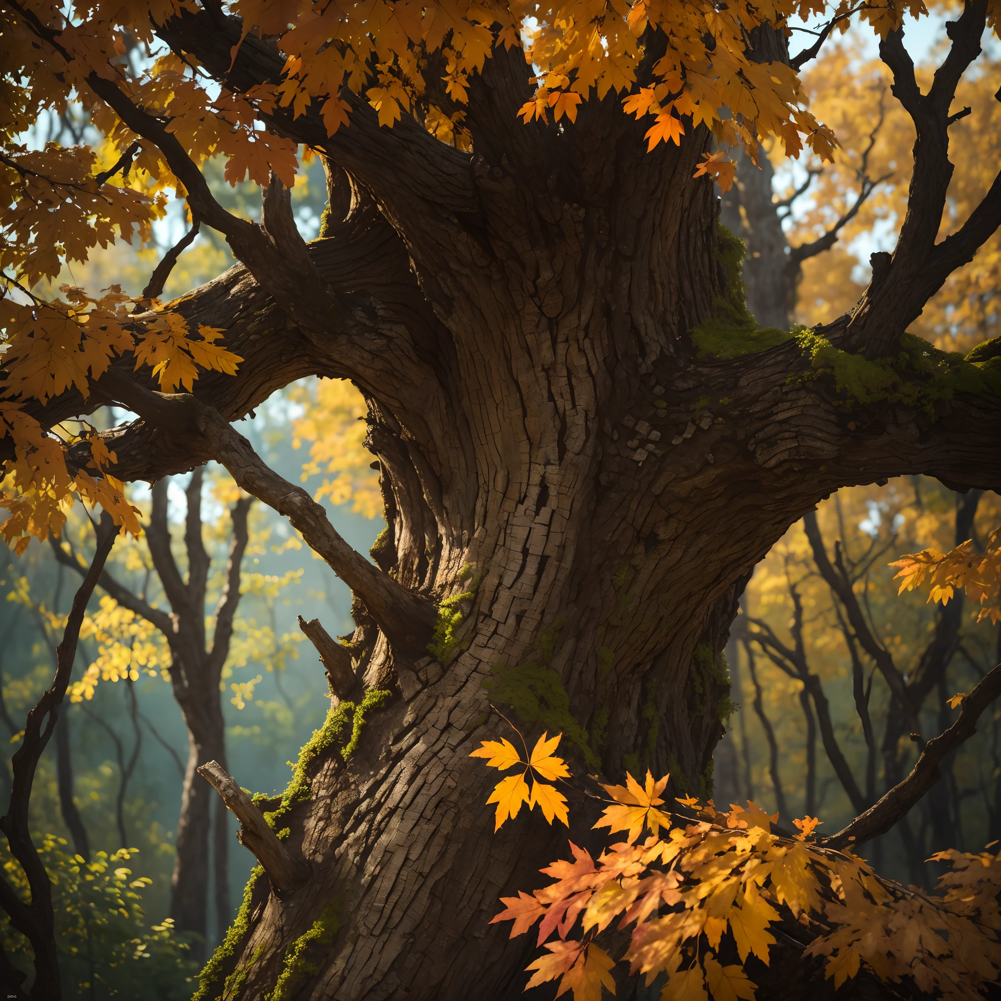 (best quality,4k,8k,highres,masterpiece:1.2),ultra-detailed,(realistic,photorealistic,photo-realistic:1.37),vivid colors,sharp focus,natural lighting,autumn color palette,subtle shadows,textured grape leaves,richly textured bark on old vines,impressive level of detail,painting-like quality,immersive experience,picturesque beauty,meticulous attention to detail,visually stunning,awe-inspiring perspective,impressive depth of field,professional composition.