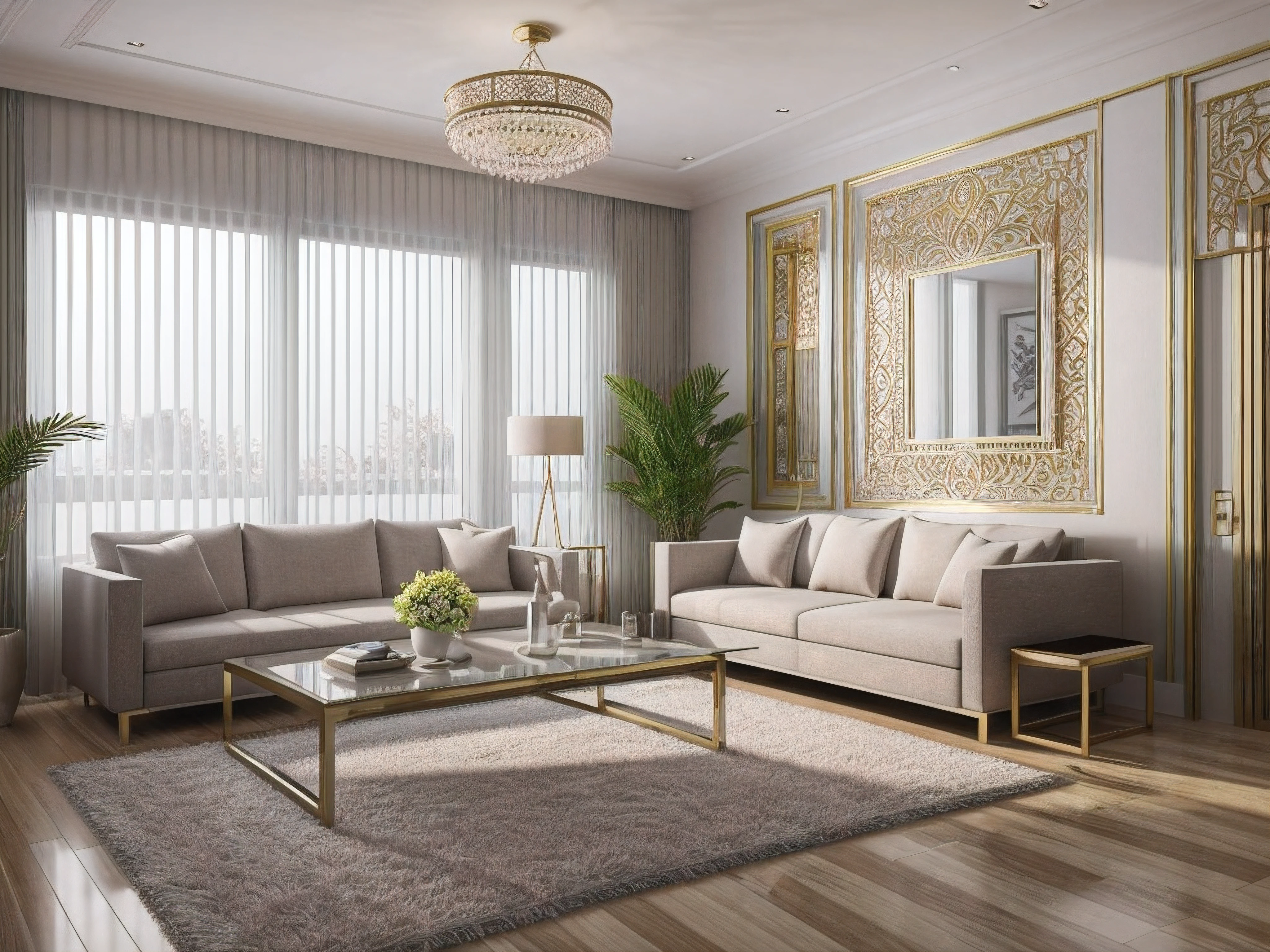 ultrarealistic, very high quality, intricate details, summer, very detailed interior, sharp image, bright diffused light, modern interior apartment design by omar interior design, in the style of serene and tranquil scenes, realistic hyper-detailed rendering, 32k uhd, neon and fluorescent light, simple, clean, uncluttered, modern, elegant, photo realistic symmetrical,