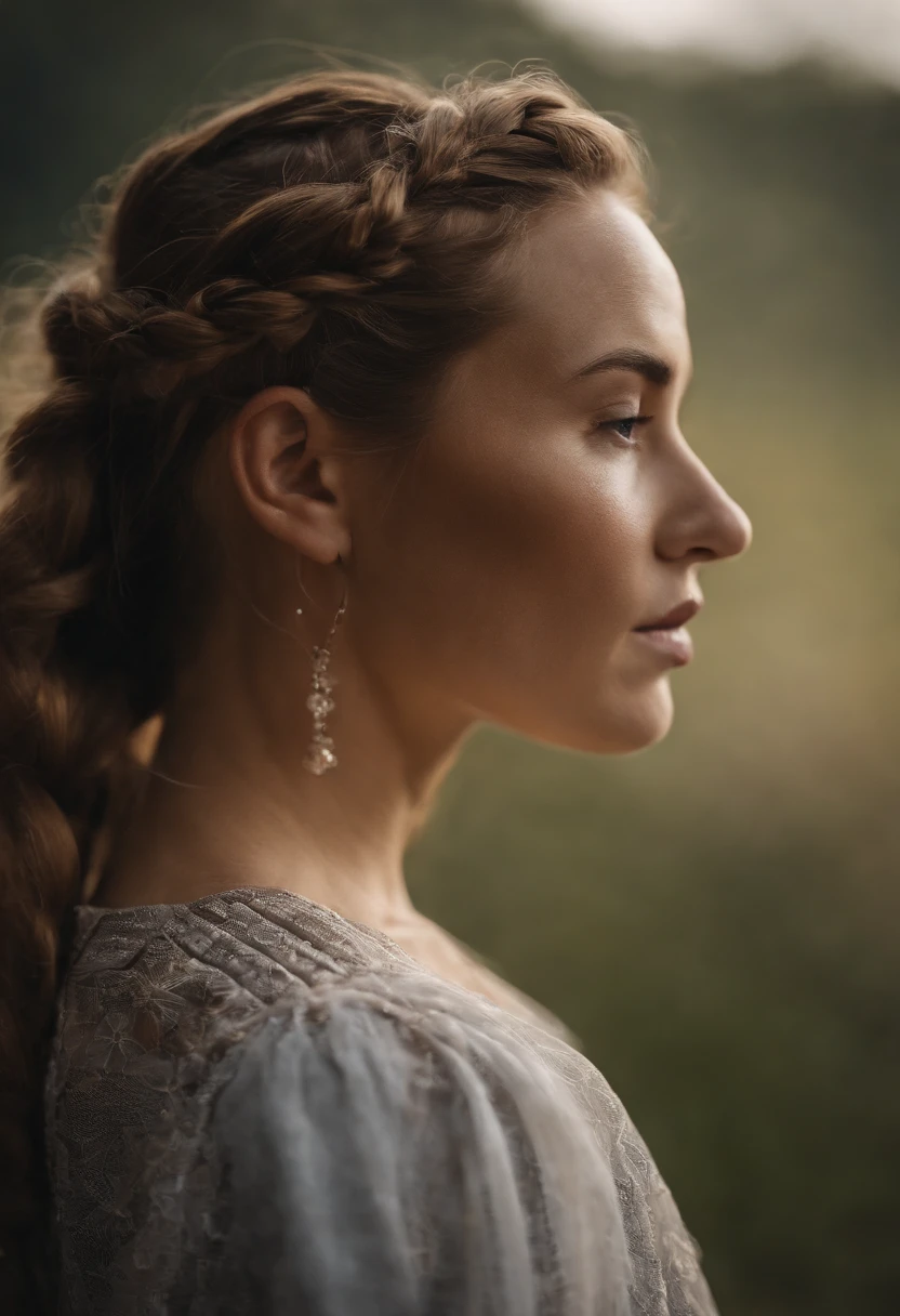 Braided girl,terroral