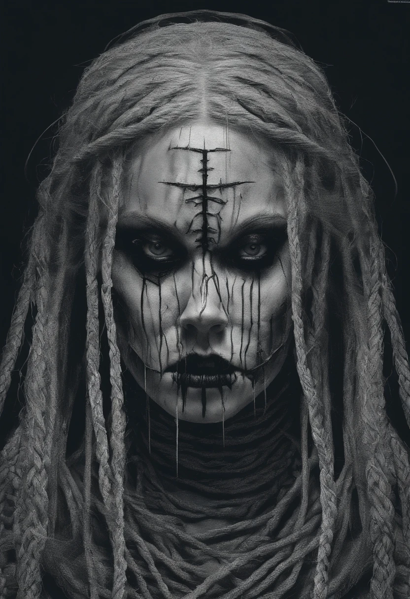Braided girl,terroral