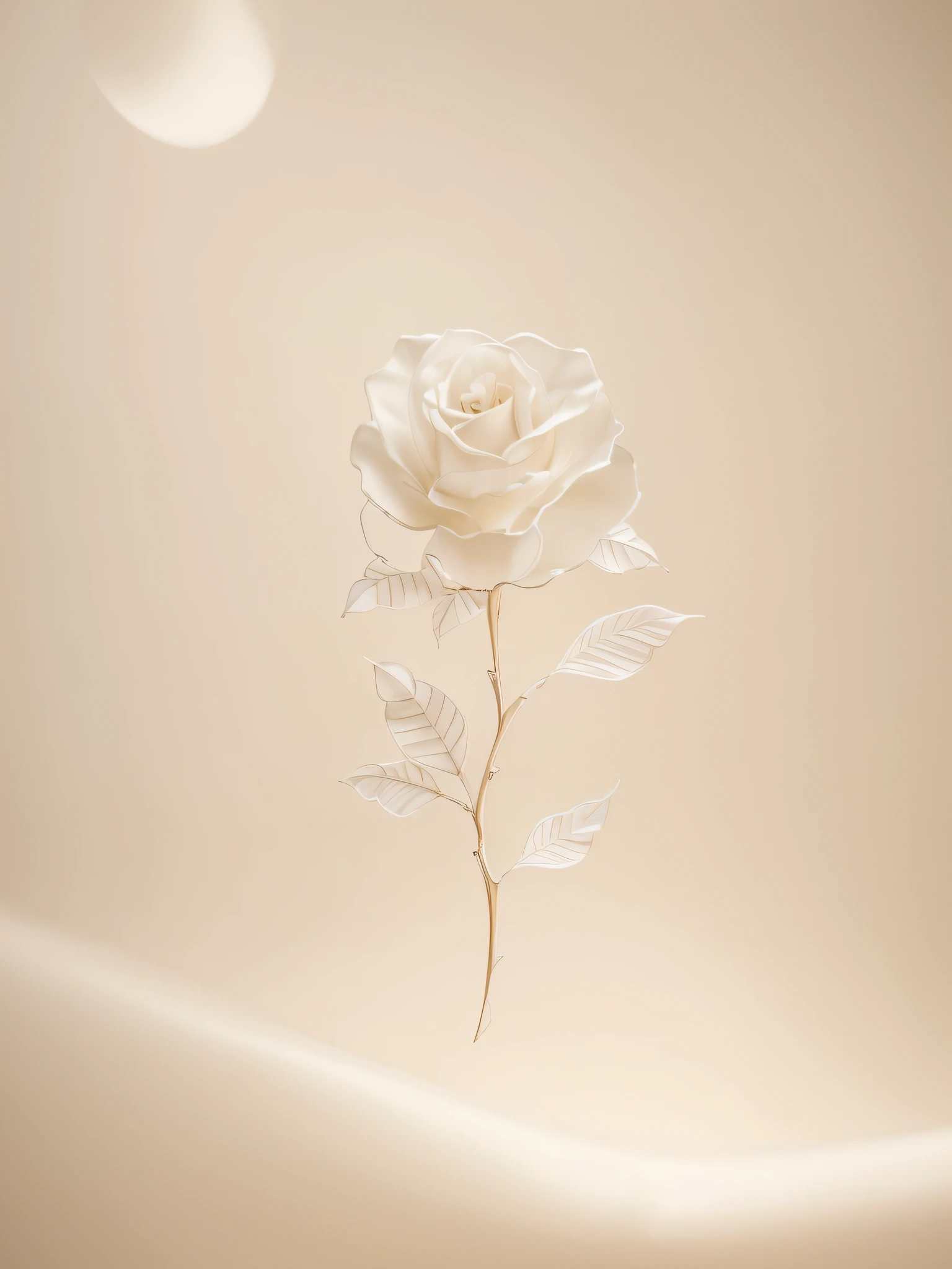 (Masterpiece:1.1),(The best quality:1.1),White silk,Silk fabric,White delicate ribbon,Realistic details,Beige,smooth,Clear satin taffeta,Meticulous photo still life style,Intricate,whimsical details,Light beige and white,Swing curve