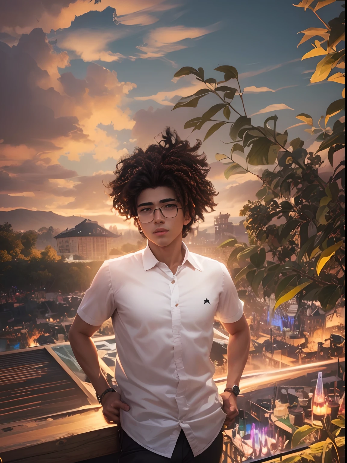 Handsome boy ultra realistic, --v 4