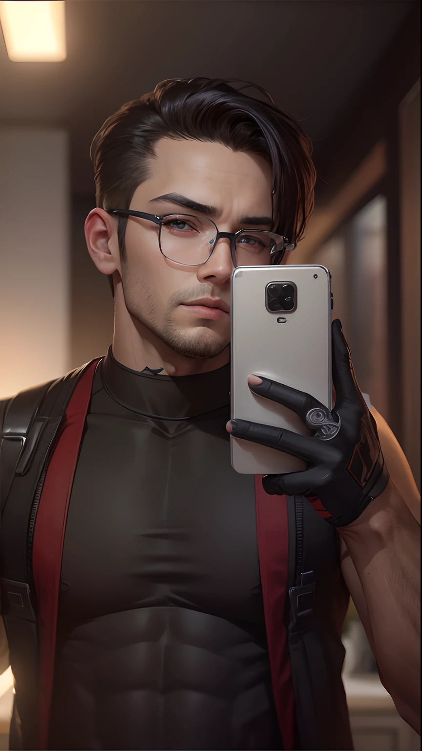 Handsome boy ultra realistic, --v 4